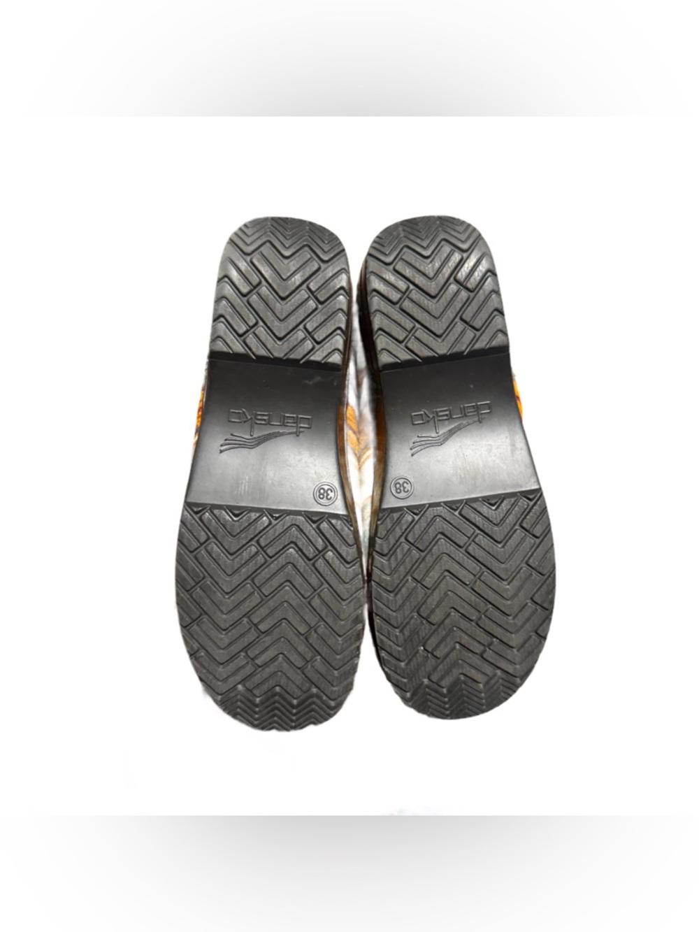 Dansko Vegan Professional Clogs Women's 38 Casual Striped Artisan Weave Comfort - Picture 5 of 5
